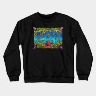 Graffiti Style AUSTIN Piece Crewneck Sweatshirt